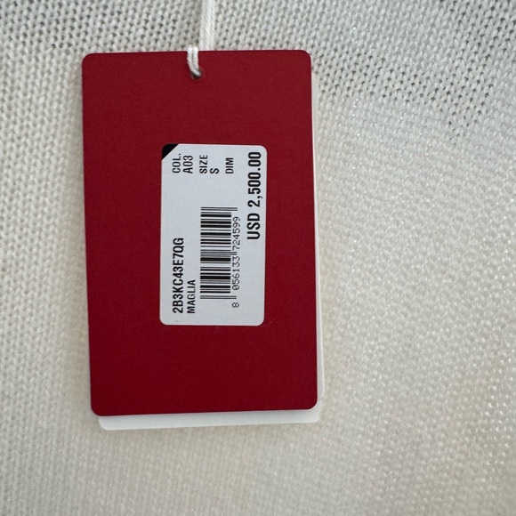 $2500 Brand New Valentino Women's Cashmere Sweater sz S - Picture 3 of 9